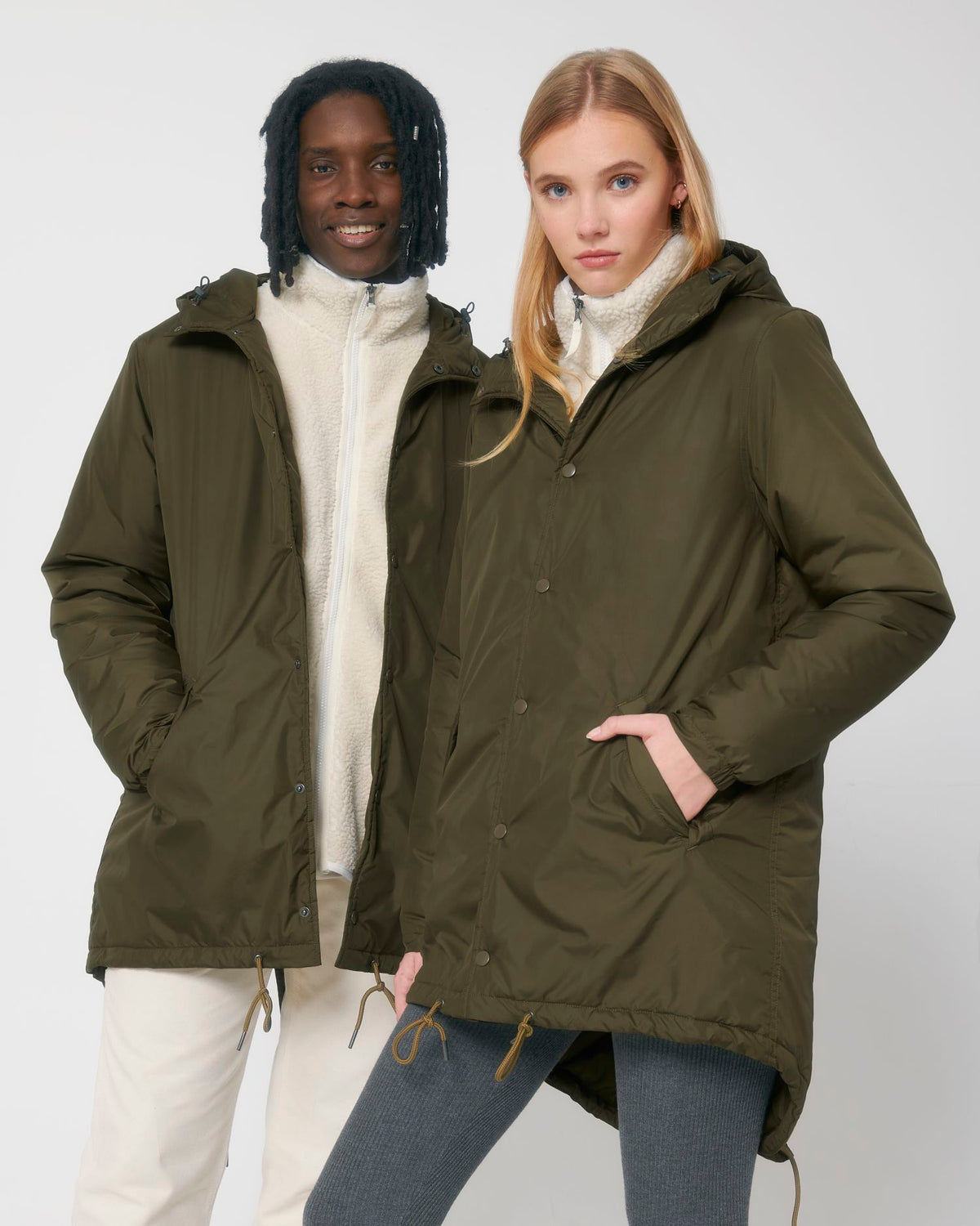 Padded Parker - British Khaki