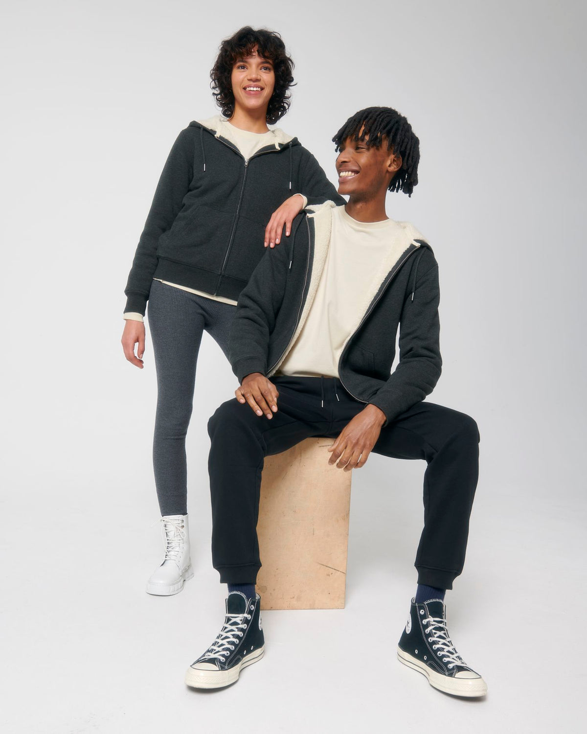 Hygger Sherpa - Dark Heather Grey