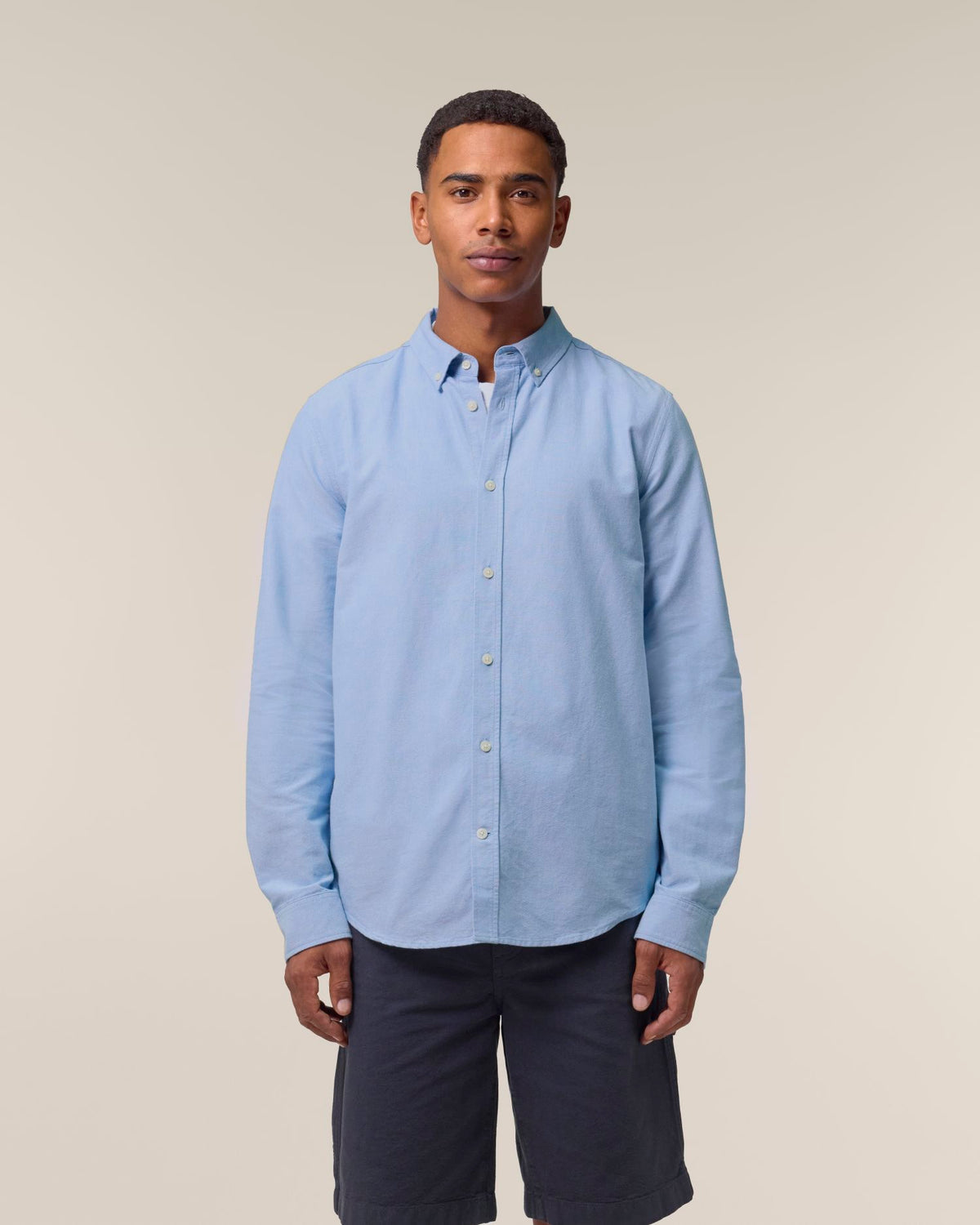 Stanley Oxford Shirt - Blue Oxford