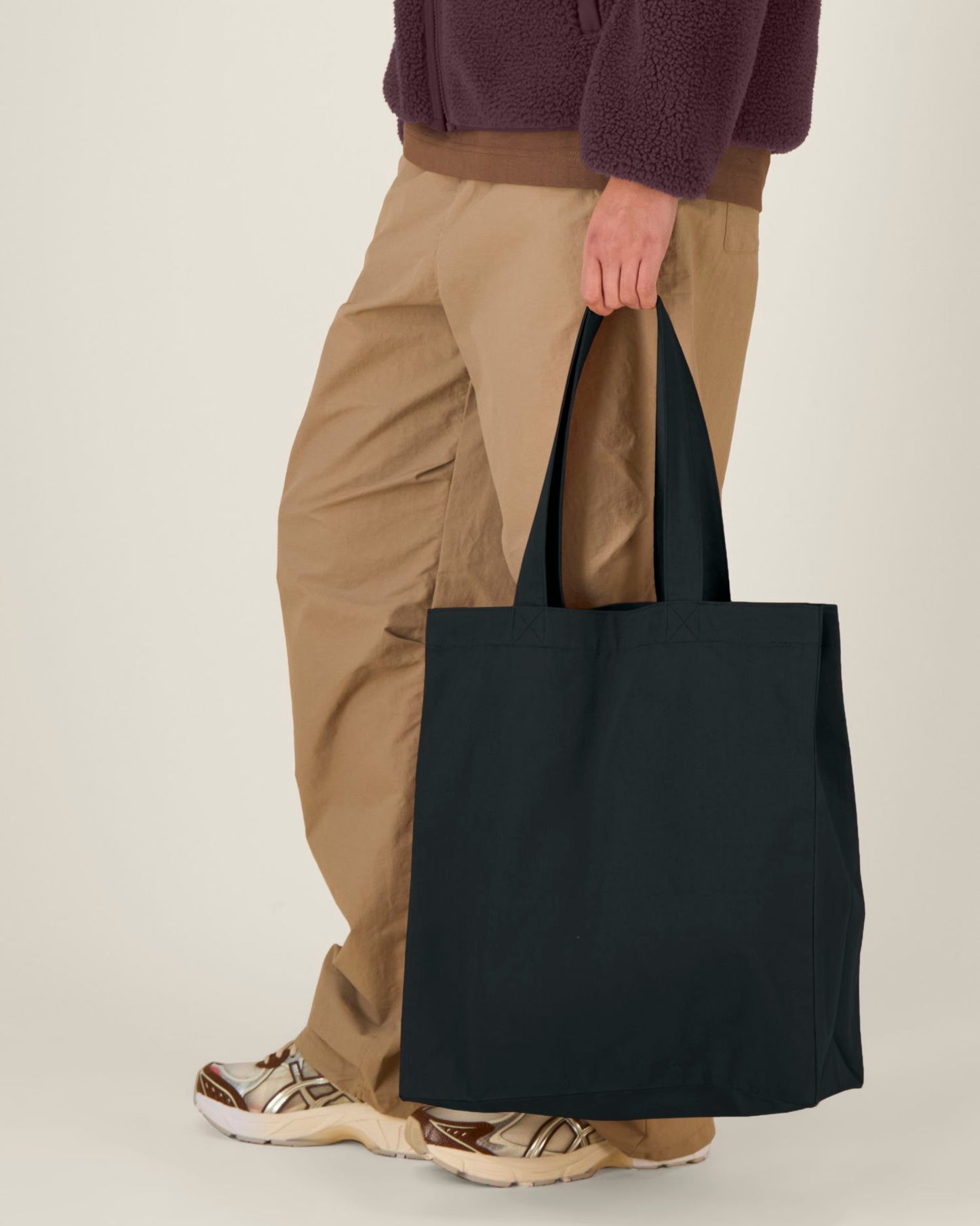 Mid Tote Bag - Black