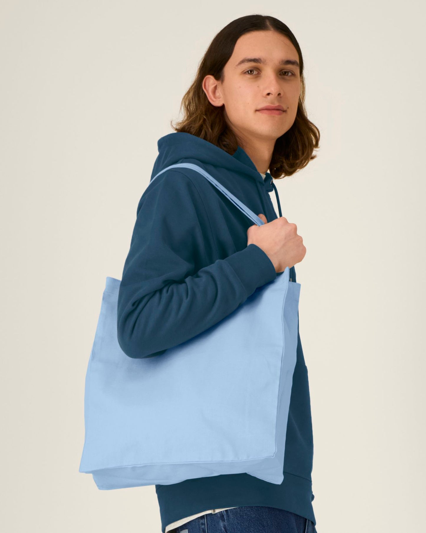 Mid Tote Bag - Blue Soul