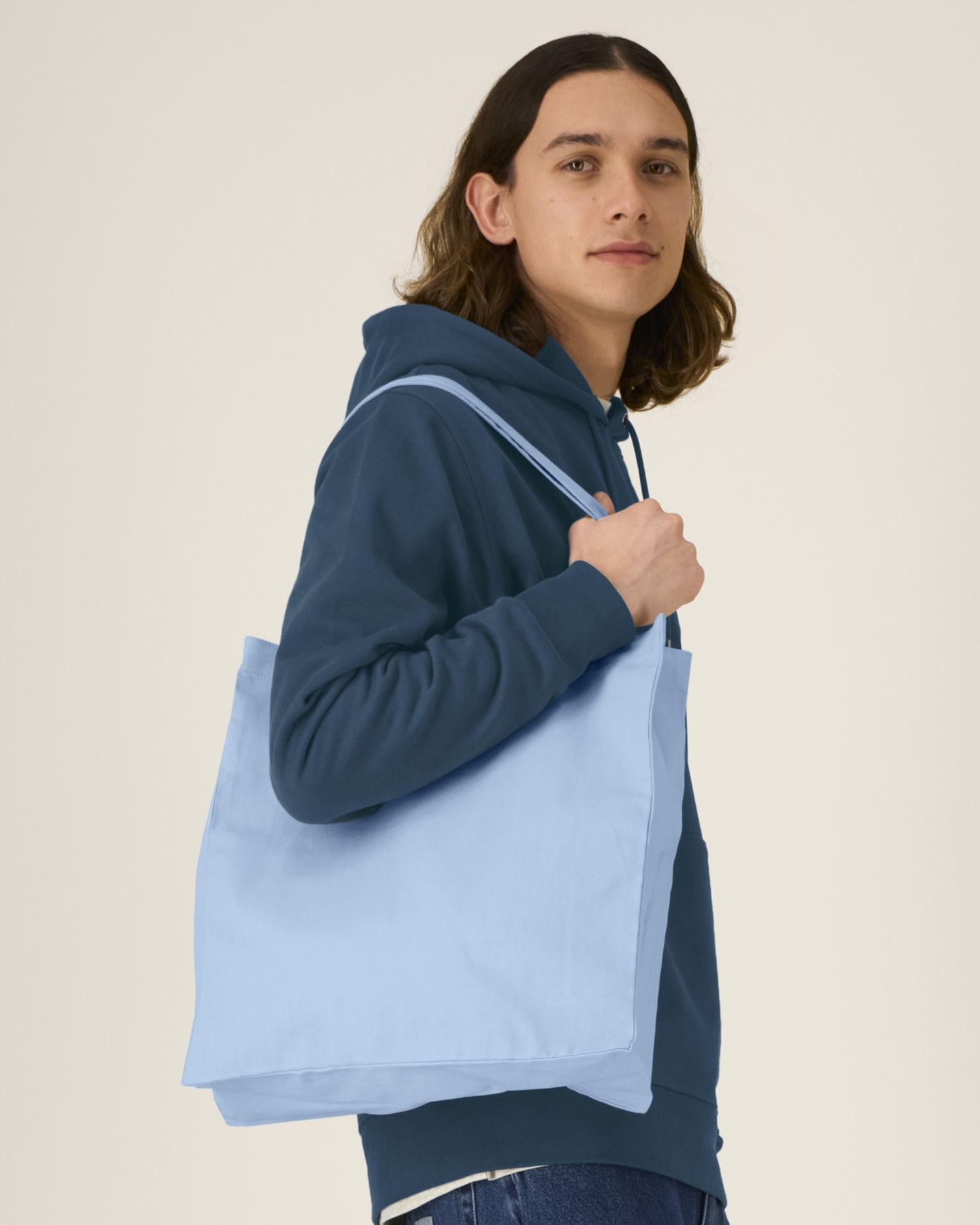 Mid Tote Bag - Blue Soul