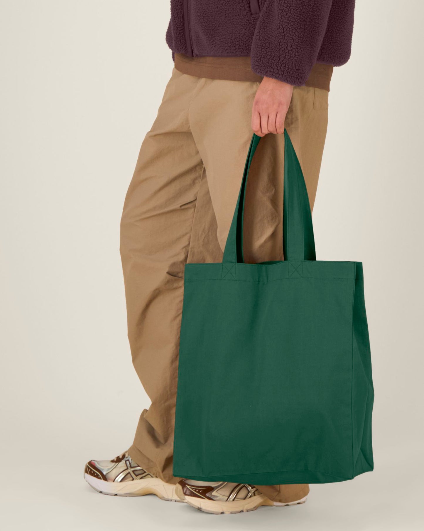 Mid Tote Bag - Bottle Green