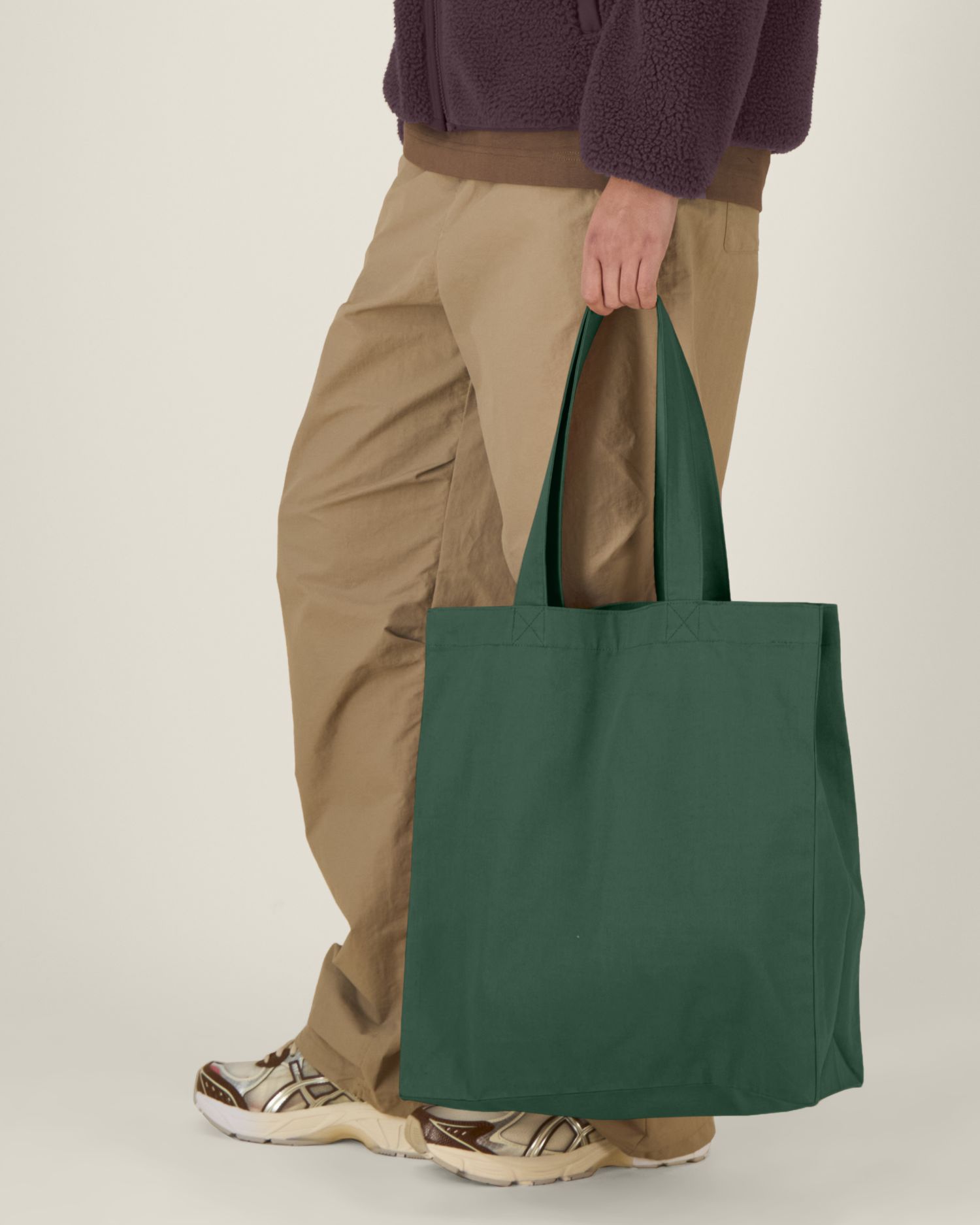 Mid Tote Bag - Bottle Green