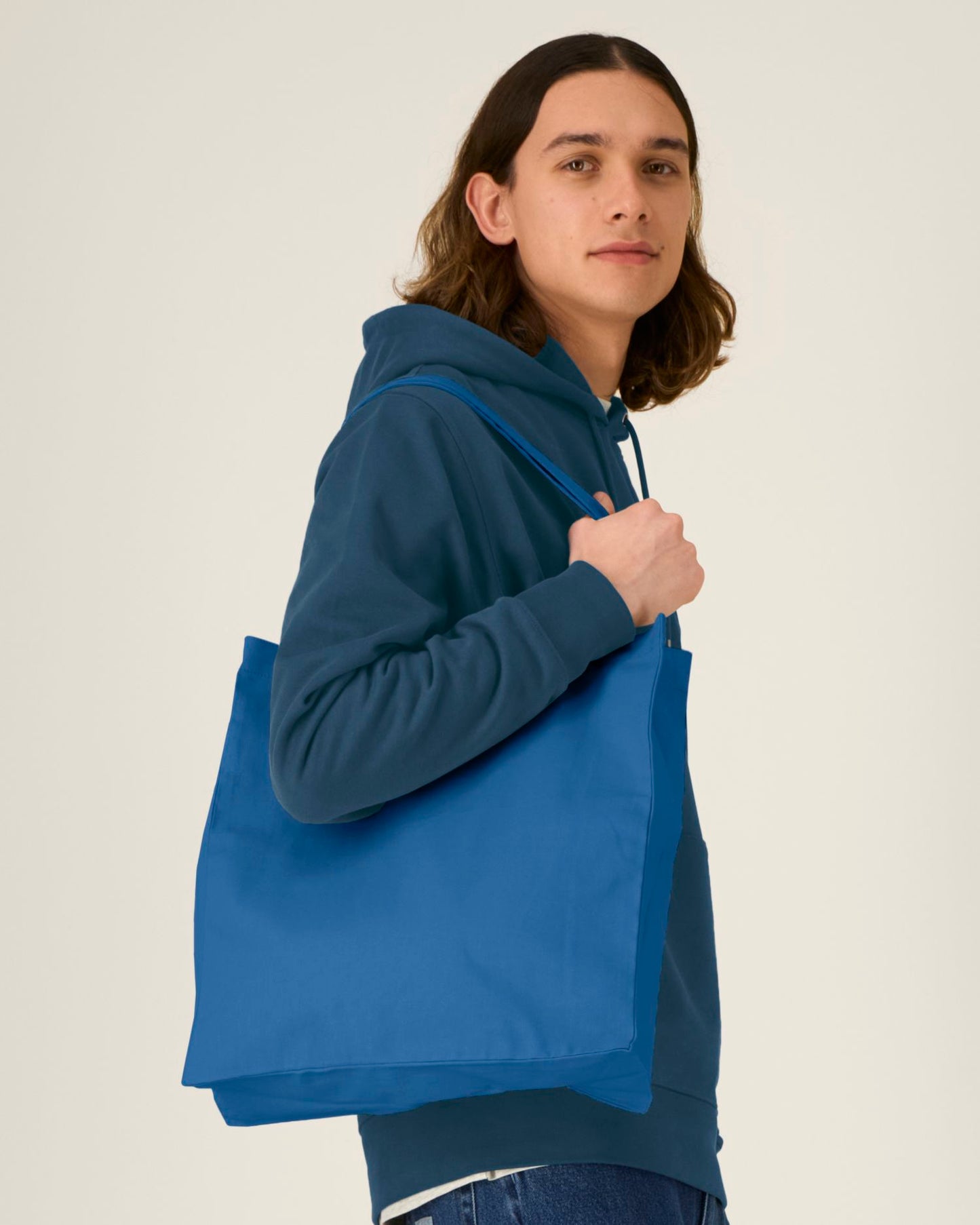 Mid Tote Bag - Mindful Blue
