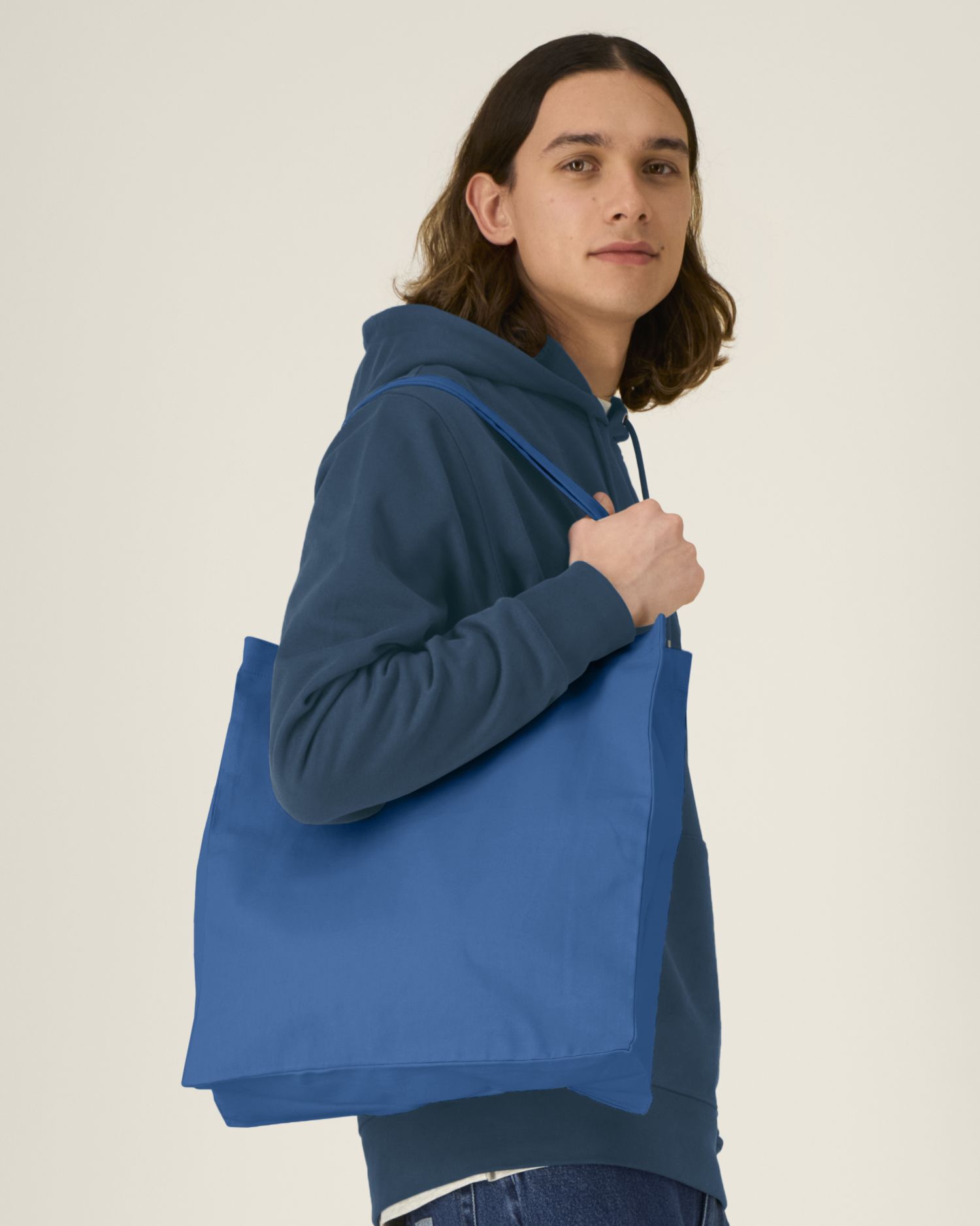 Mid Tote Bag - Mindful Blue