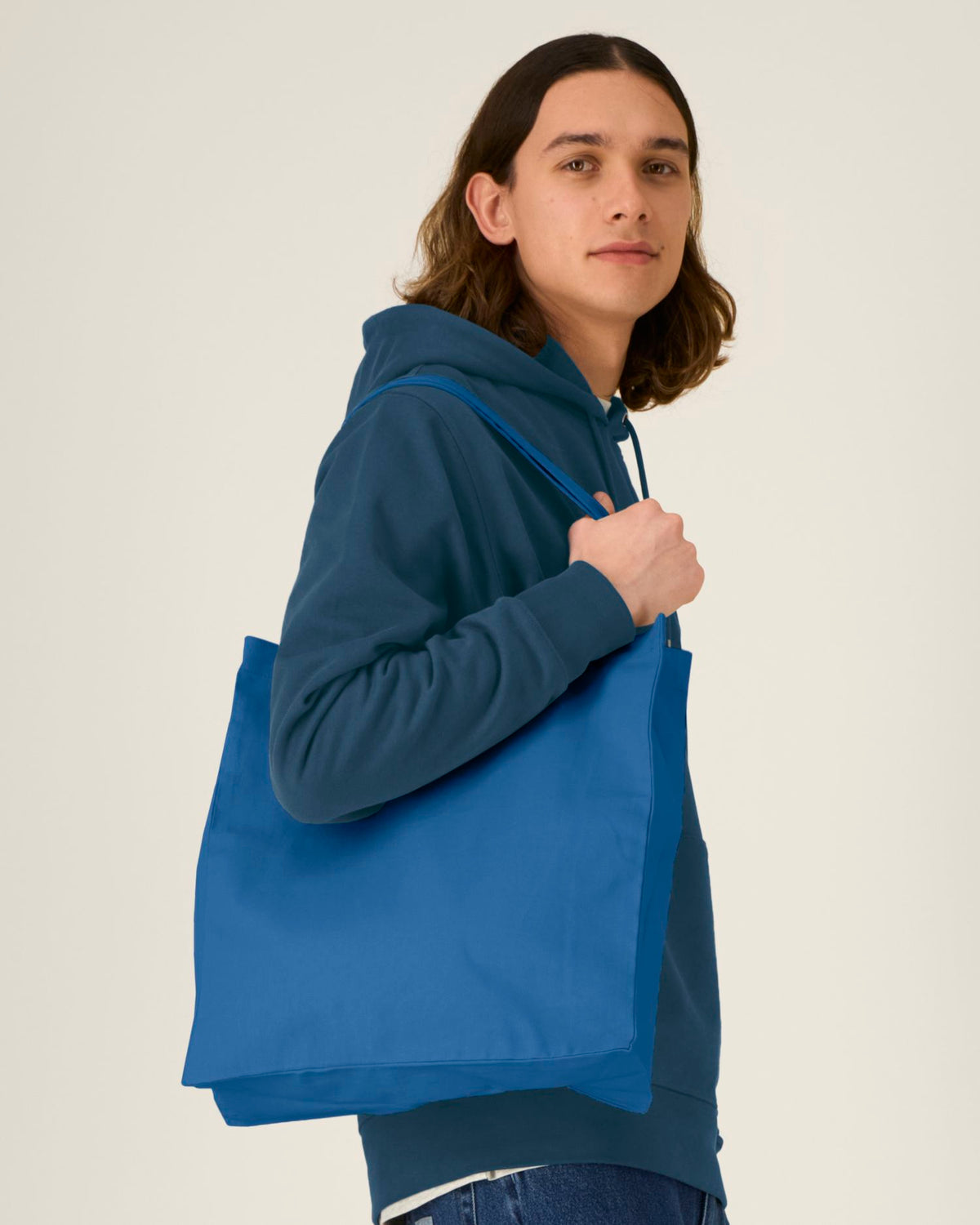 Mid Tote Bag - Mindful Blue