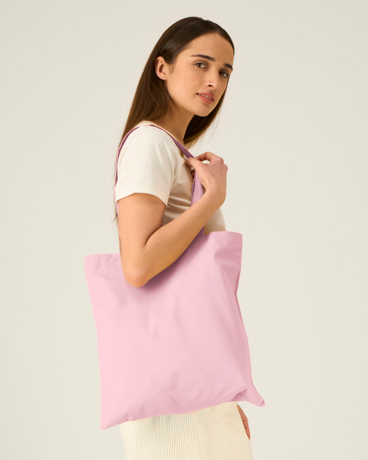 Light Tote Bag - Cotton Pink