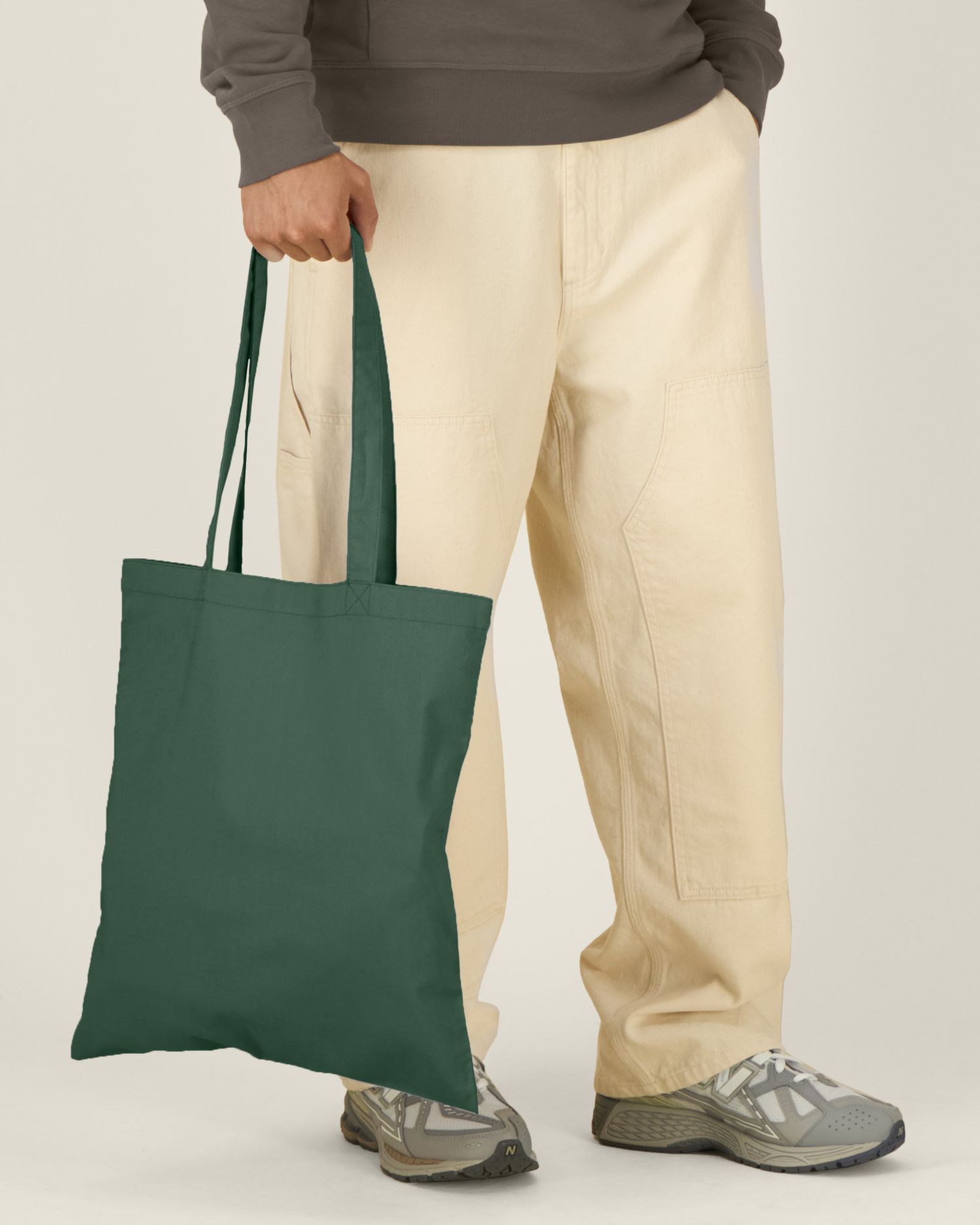 Light Tote Bag - Bottle Green