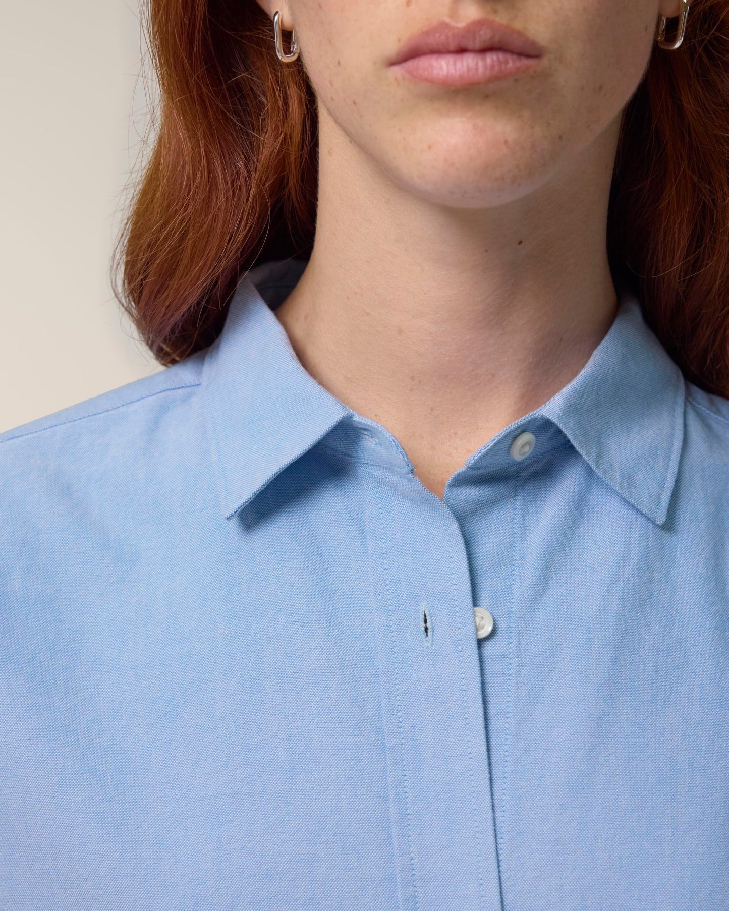 Stella Oxford Shirt - Blue Oxford
