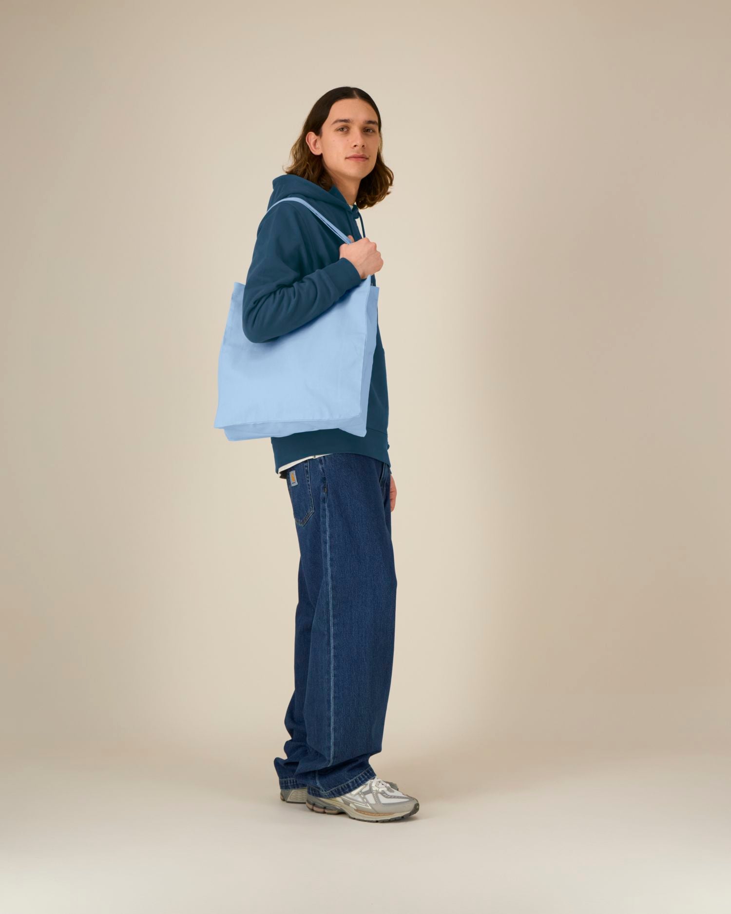 Mid Tote Bag - Blue Soul