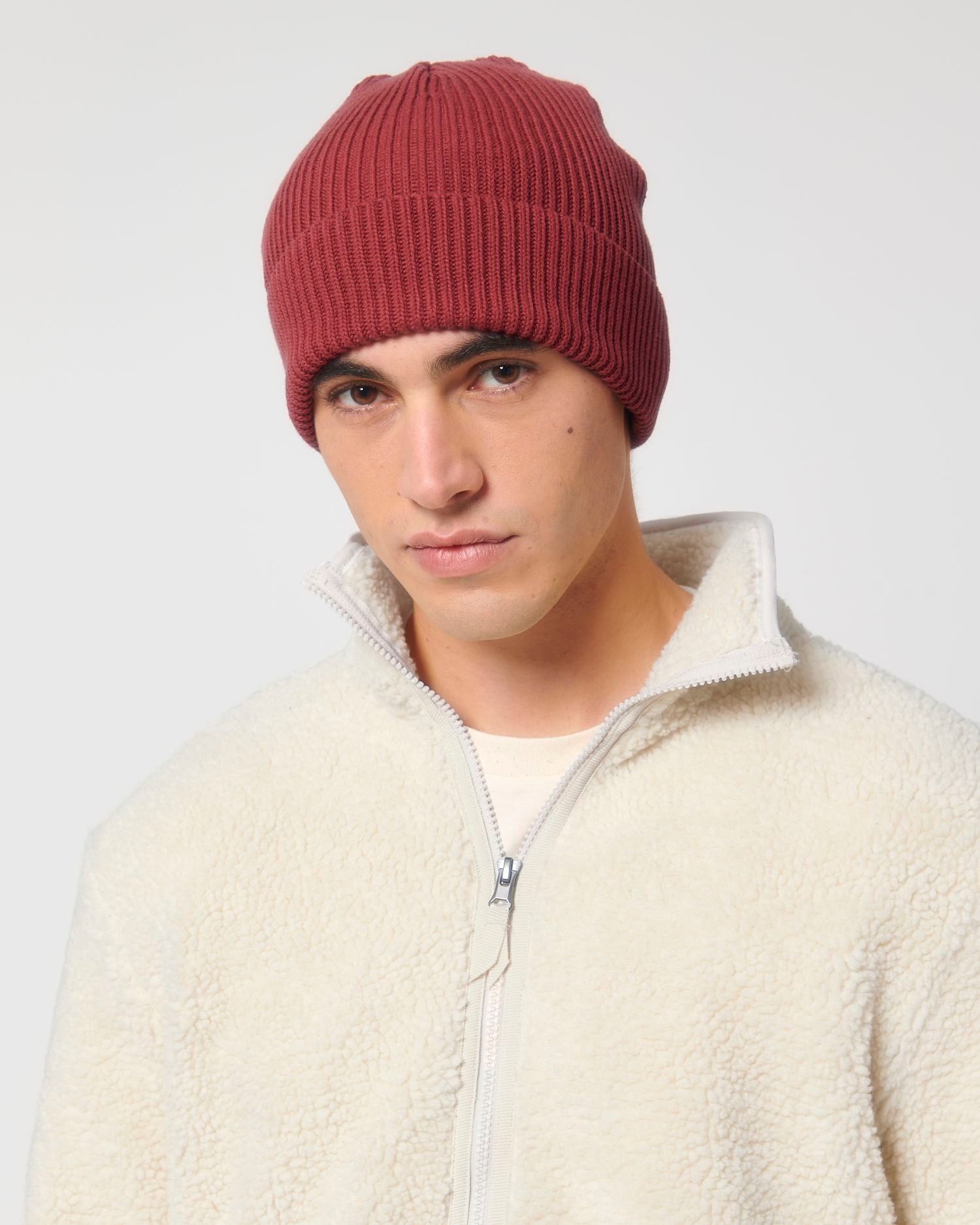 Fisherman Beanie - Red Earth