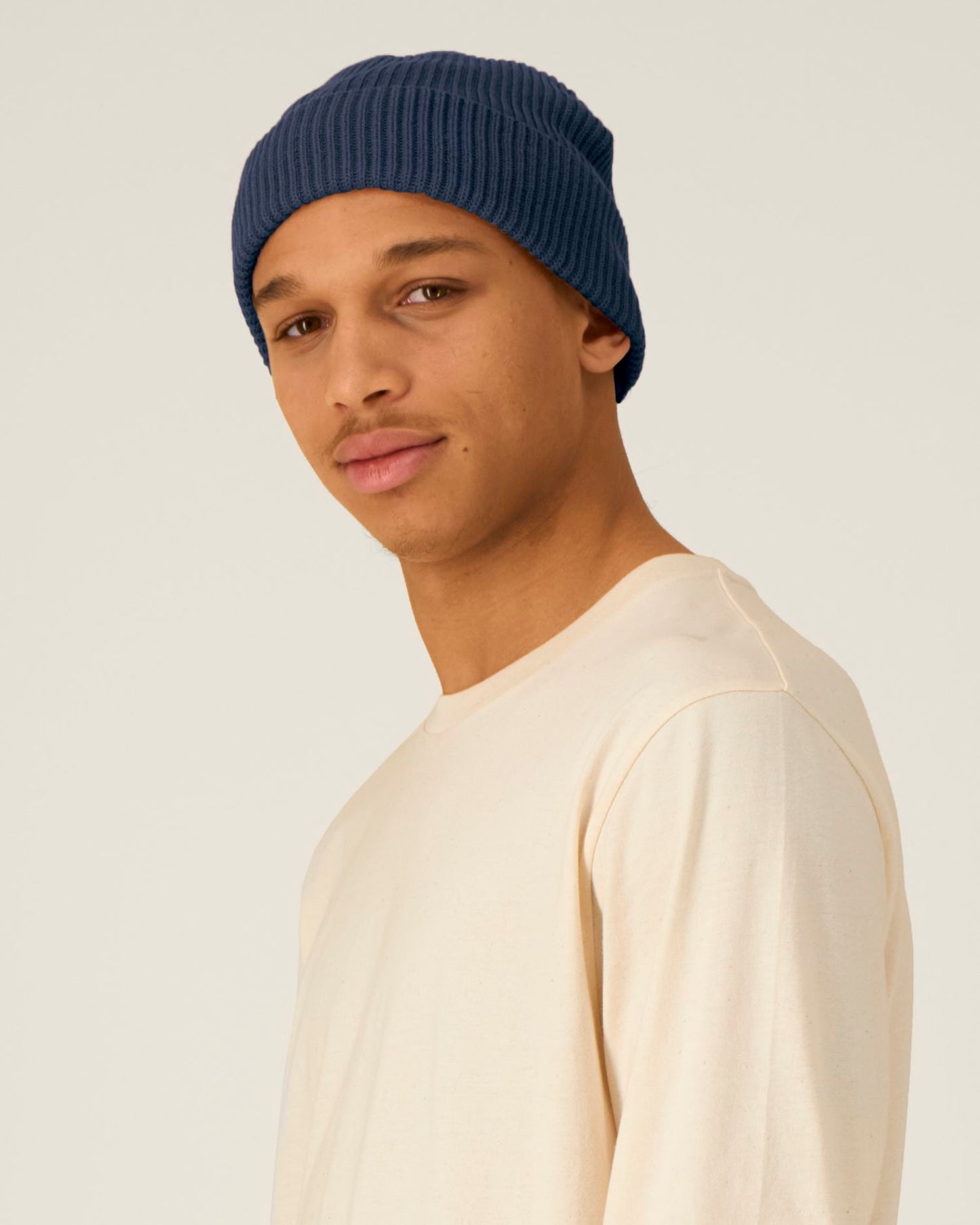 Fisherman Beanie - French Navy