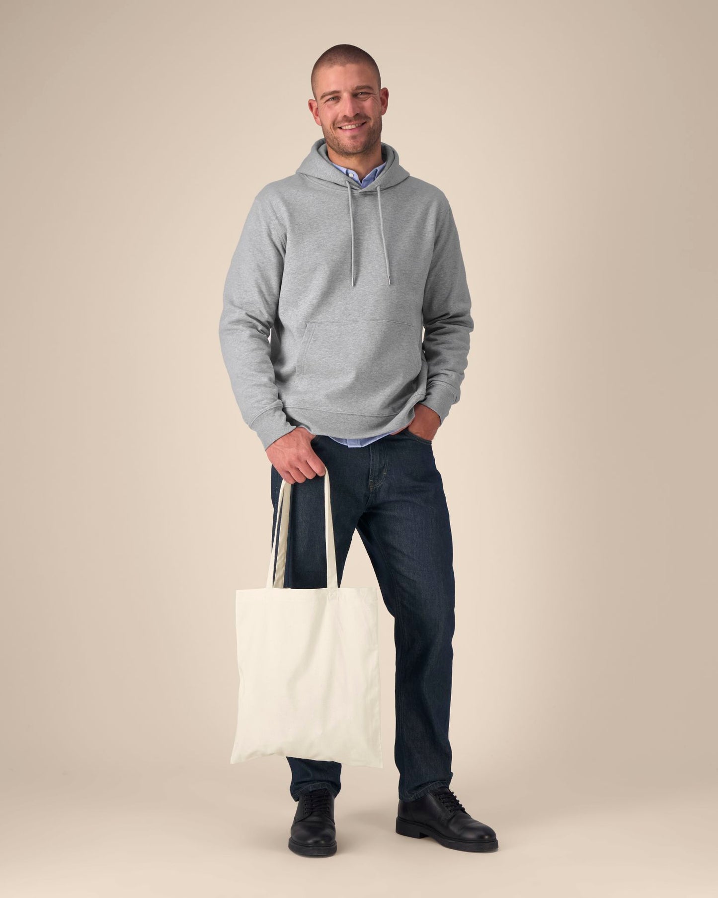 Light Tote Bag - Natural Raw
