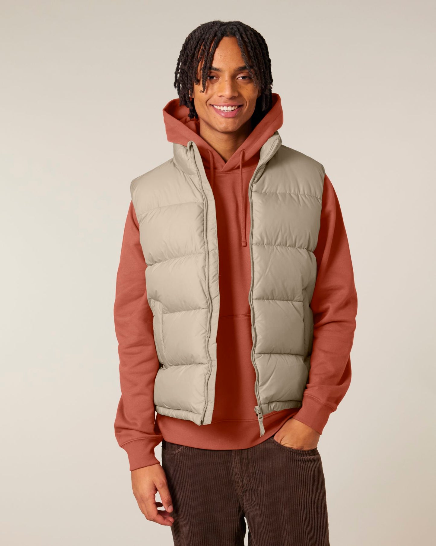 Puffer Gilet - Desert Dust