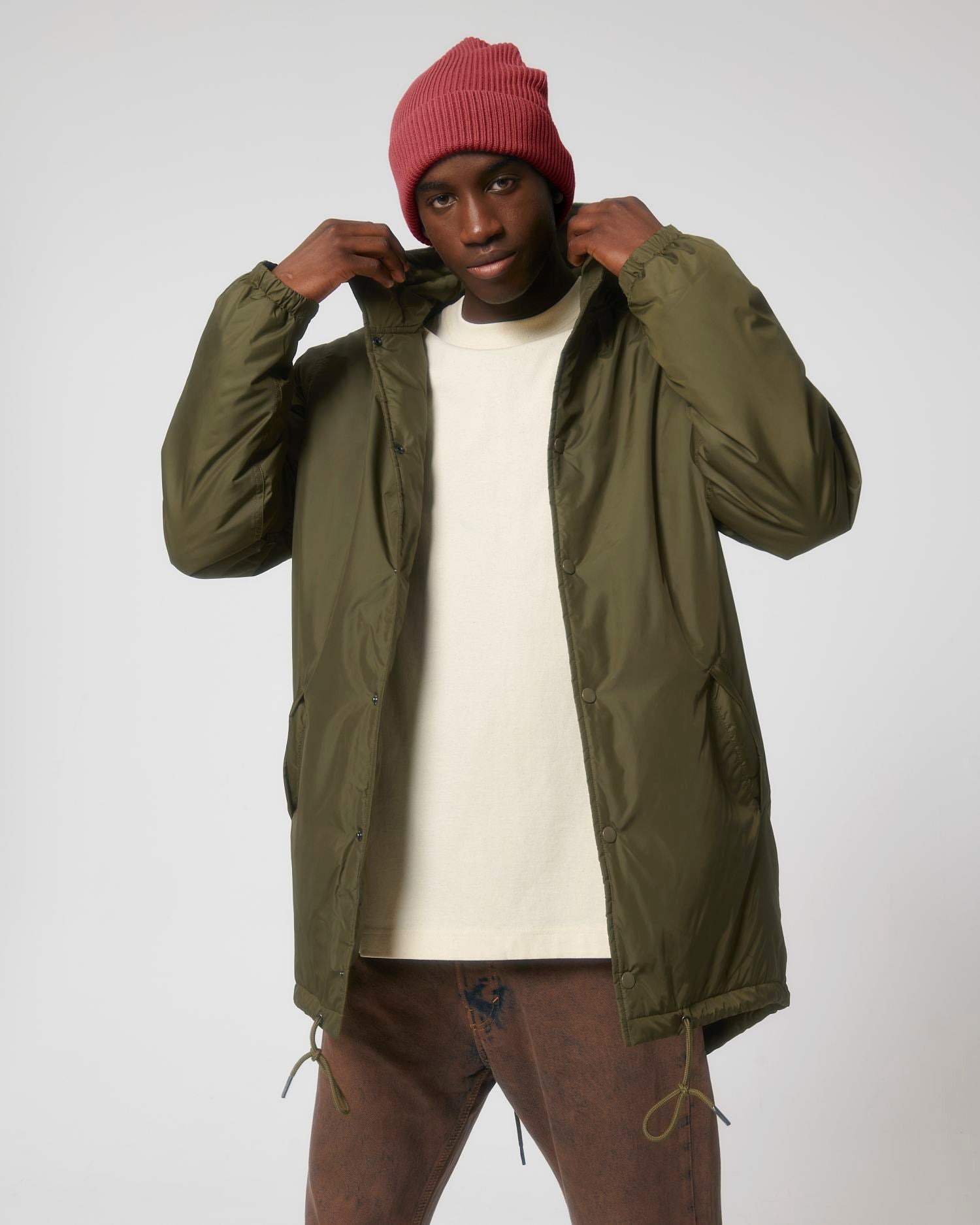 Padded Parker - British Khaki