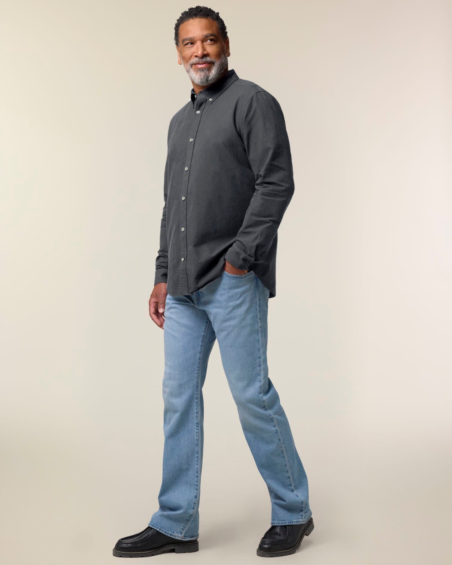 Stanley Oxford Shirt - Anthracite