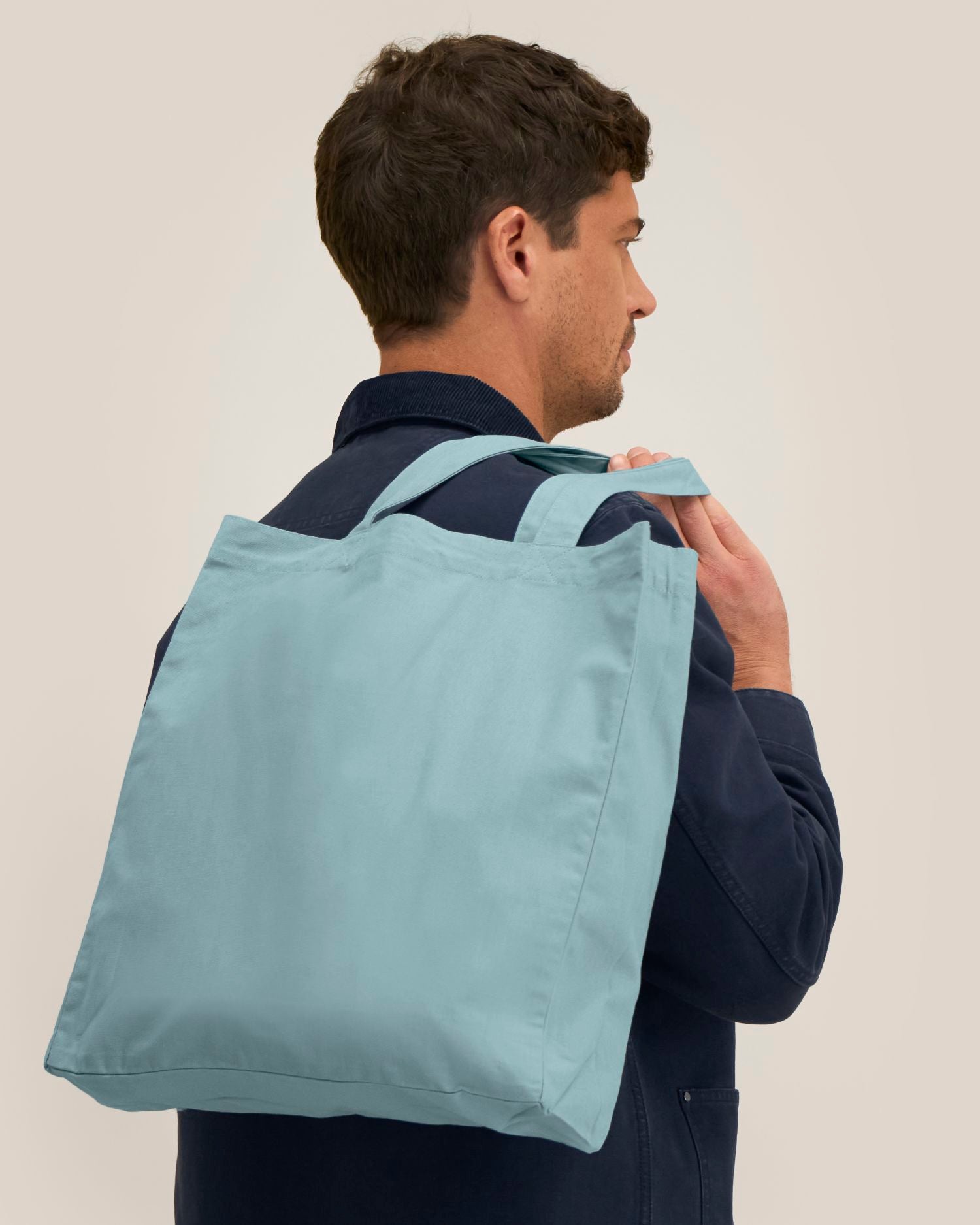 Mid Tote Bag - Pebble Blue