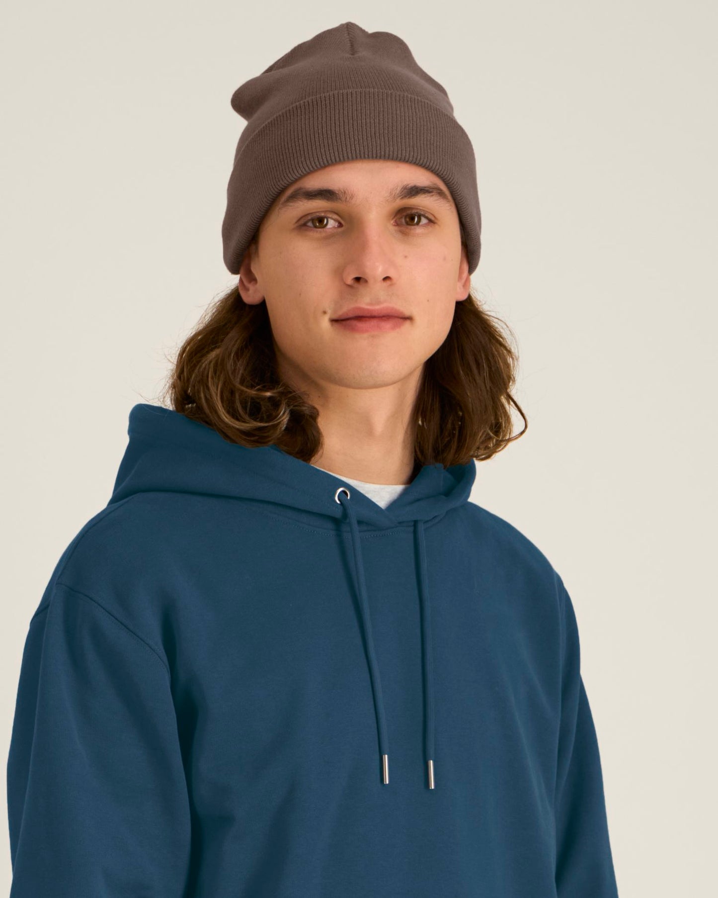 Rib Beanie - Mocha