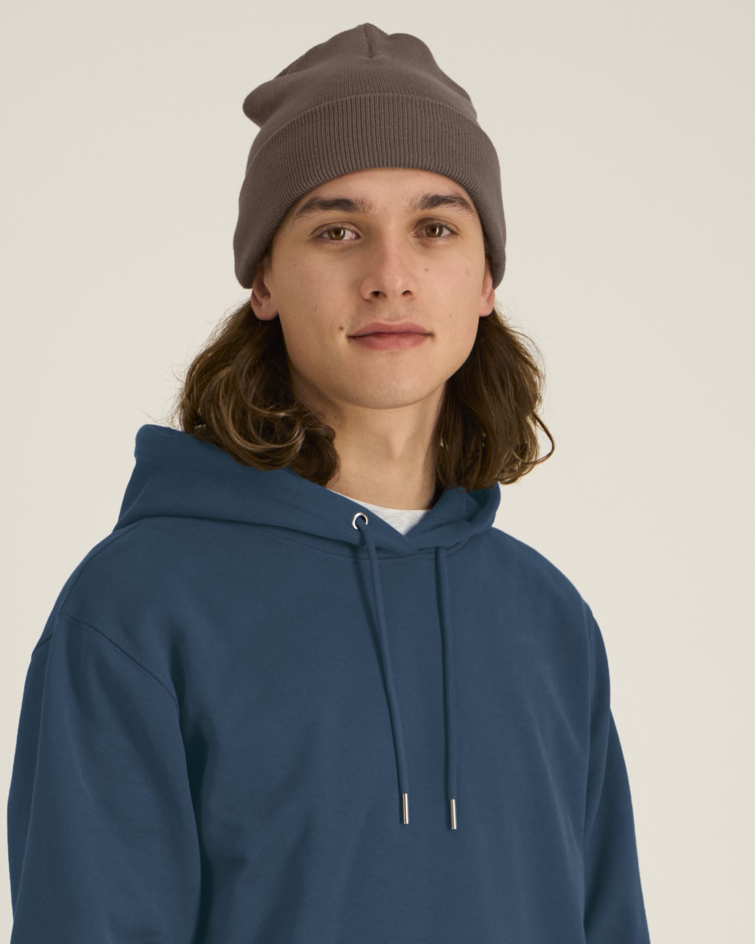 Rib Beanie - Mocha