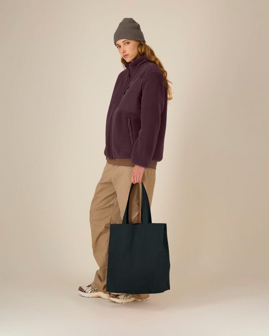Mid Tote Bag - Black