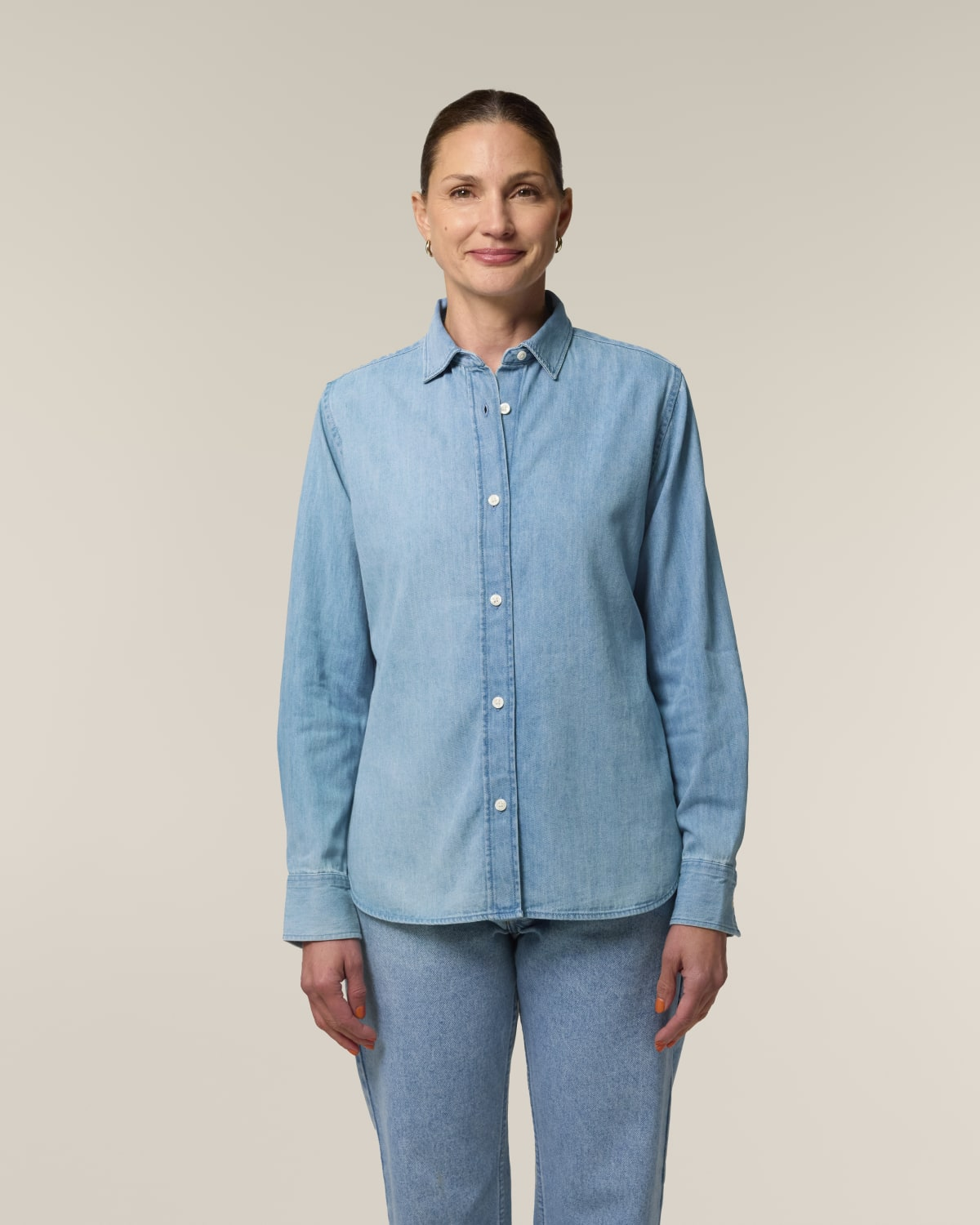 Stella Denim Shirt - SFM6_STWW970_C370